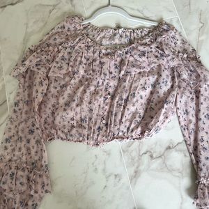 Love Shack Fancy Pink Shirt